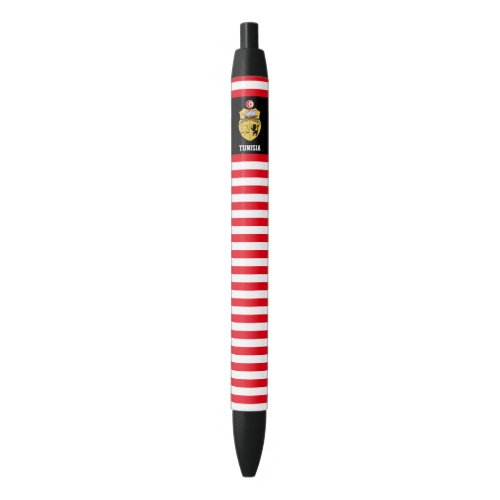 Tunisia Flag Cute Patriotic Black Ink Pen
