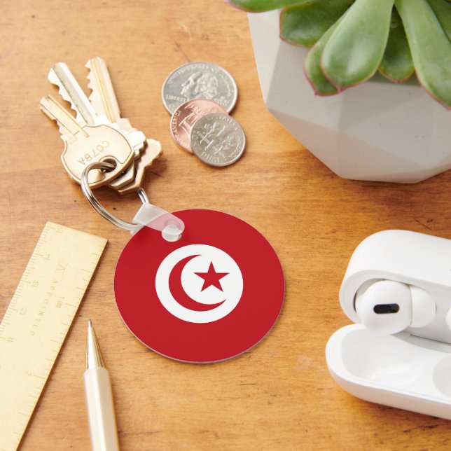 Tunisia flag keychain (Desk)