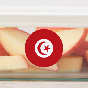 Tunisia flag kids' labels