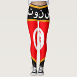Tunisia Flag Leggings<br><div class="desc">Tunisia Flag</div>