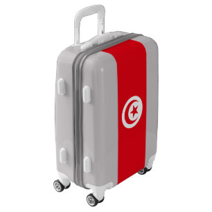 Tunisia Flag Luggage
