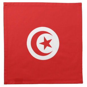 Tunisia Flag Napkin