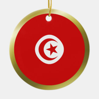 Tunisia Flag Ornament