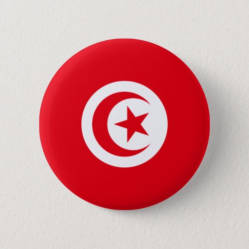 Tunisia Flag Pinback Button