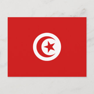Tunisia Flag Postcard