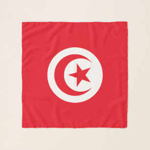 Tunisia Flag Scarf