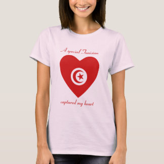 Tunisia Flag Sweetheart T-Shirt