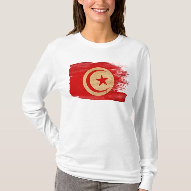 Tunisia Flag T-Shirt (Front)