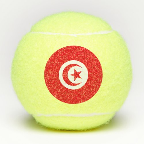 Tunisia Flag Tennis Balls