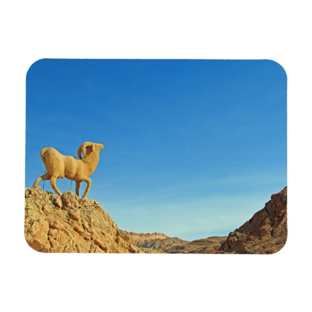 Tunisia goat statue magnet (Horizontal)