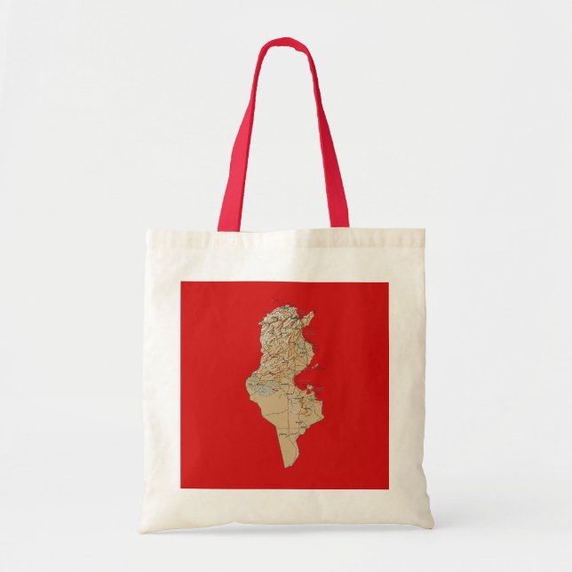 Tunisia Map Bag (Front)