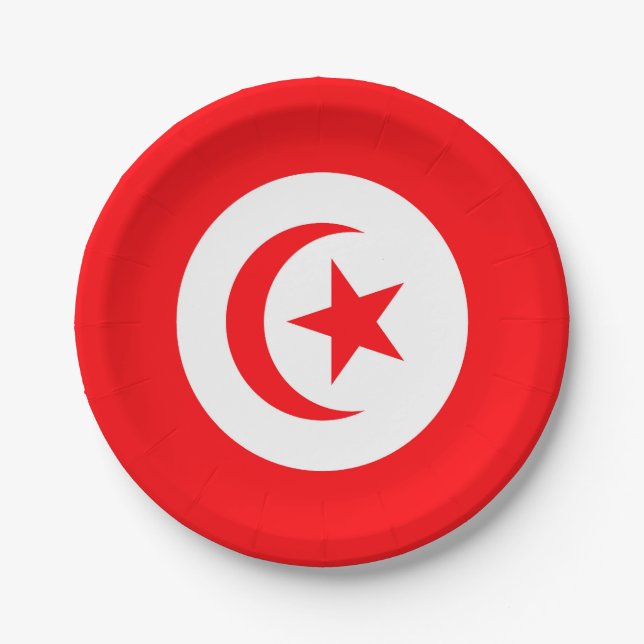 Tunisia Paper Plates (Front)