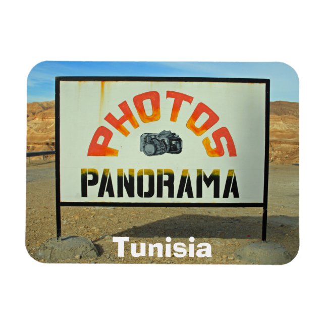 Tunisia photo-stop magnet (Horizontal)