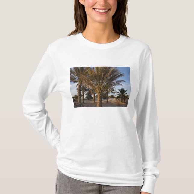 Tunisia, Sahara Desert, Douz, Great Dune, palm T-Shirt (Front)