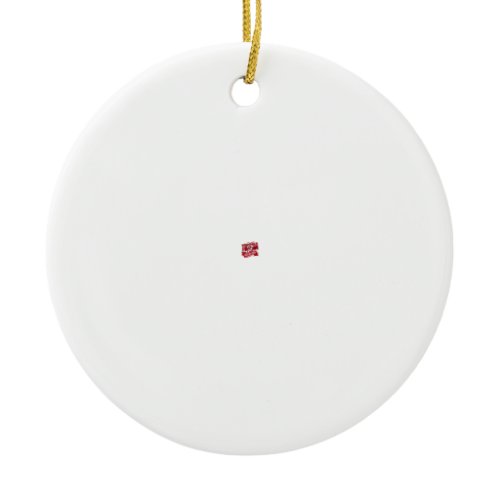 Tunisia Soccer 2026 Soccer Bold Country Typography Ceramic Ornament