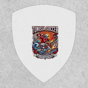 Tunisia Soccer Skeleton Striker Nations Premium Sp Patch