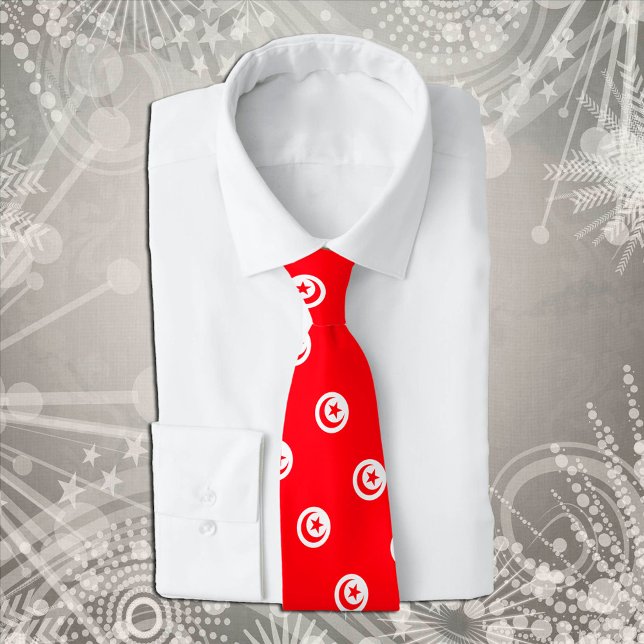 Tunisia Ties, fashion Tunisian Flag, business Neck Tie (Creator Uploaded)