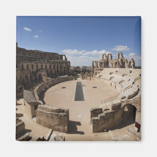 Tunisia, Tunisian Central Coast, El Jem, Roman 6 Magnet (Front)
