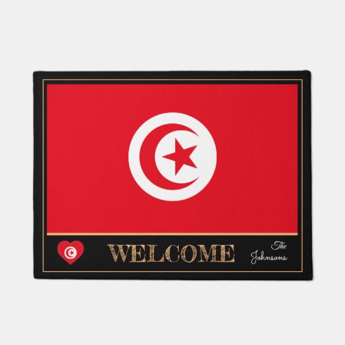 Tunisia  Tunisian Flag house mats sports Welcome