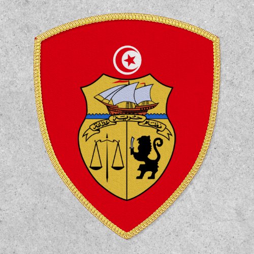 Tunisian Coat of Arms Tunisia Patch