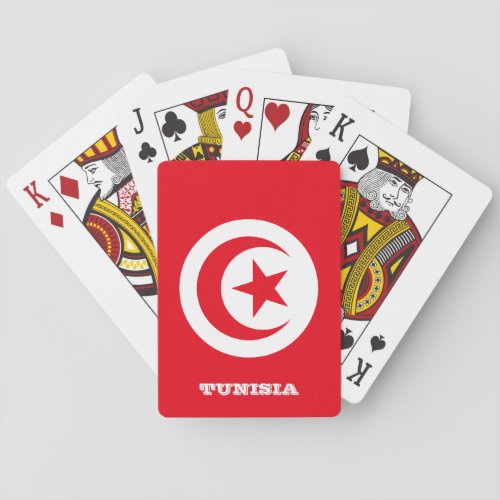 Tunisian Flag Games Tunisia Playing Cards