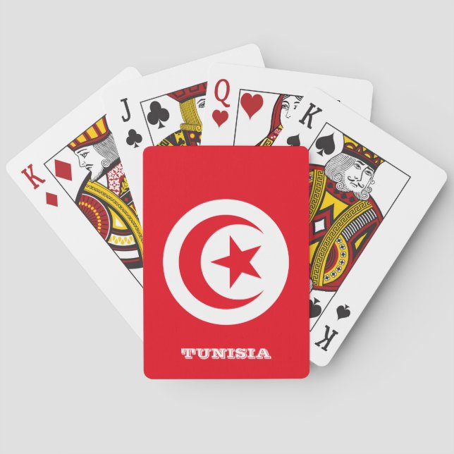 Tunisian Flag Games, Tunisia Playing Cards (Back)