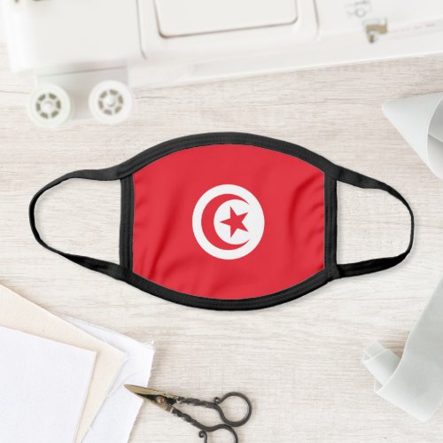 Tunisian Flag Tunisia North African Nation Face Mask