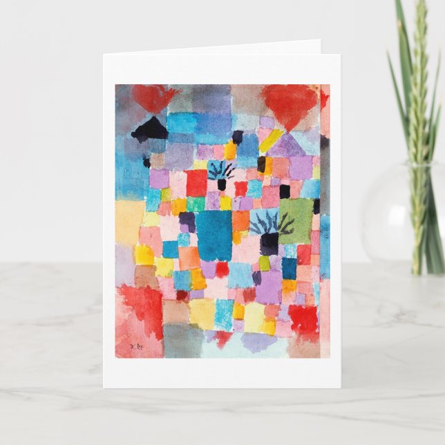 Tunisian Garden, Klee Card (Front)