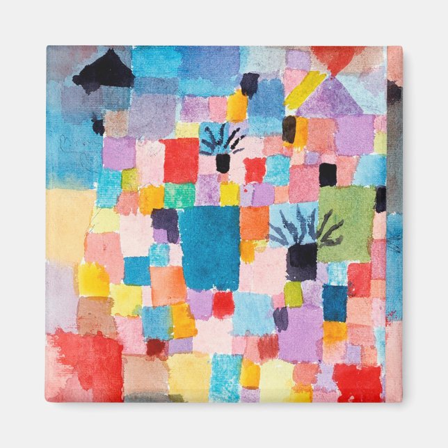 Tunisian Garden, Klee Magnet (Front)