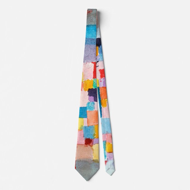 Tunisian Garden, Klee Neck Tie (Front)