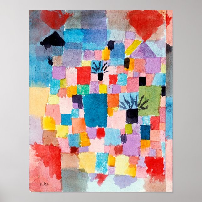 Tunisian Garden, Klee Poster (Front)