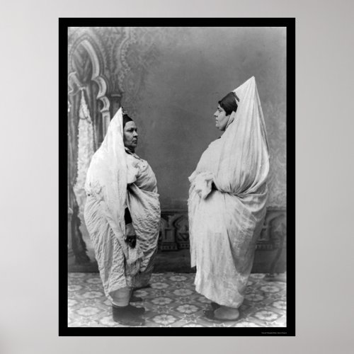 Tunisian Jewish Women 1920 Poster