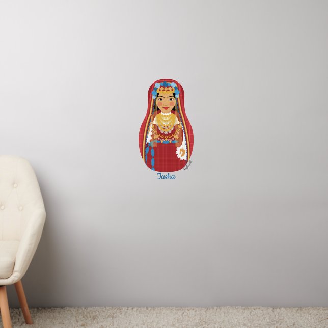 Tunisian Matryoshka Wall Decal (Living Room 2)