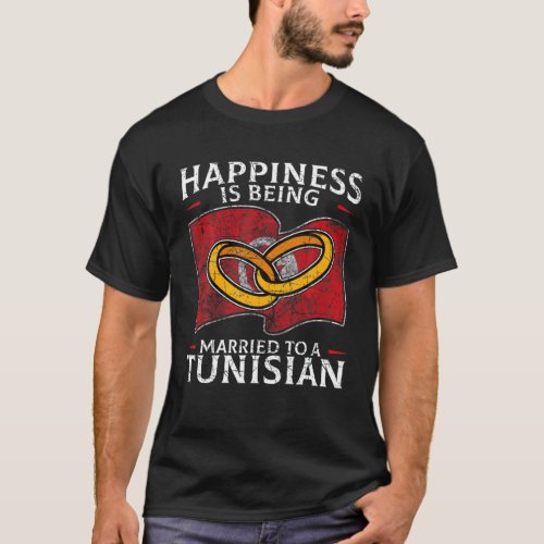 Tunisian Wedding Republic Of Tunisia Roots Flag Ma T_Shirt