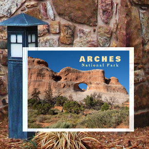 Tunnel Arch, Blue Sky, Arches National Park, Utah Postcard