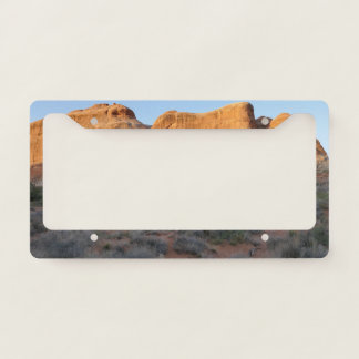 Tunnel Arch in the Morning License Plate Frame
