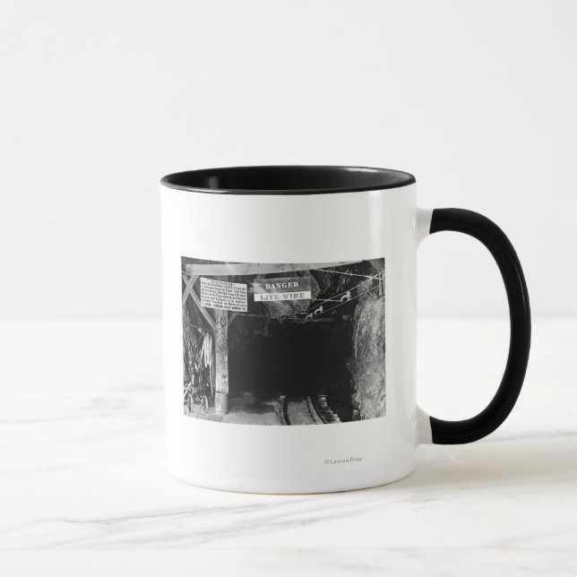 Tunnel at Juneau, Alaska Treadwell Mine Mug (Right)
