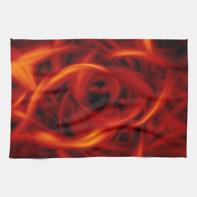 Tunnel Fire Kitchen Towel (Horizontal)