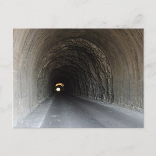 Tunnel in CarraraItaly Postcard