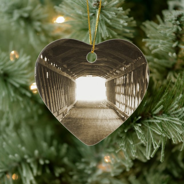 Tunnel of Light Ceramic Ornament (Tree)