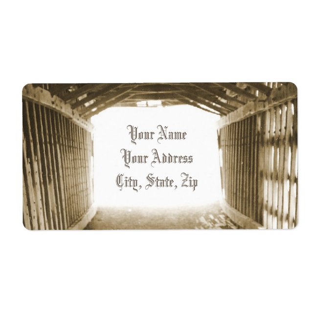 Tunnel of Light Label (Front)