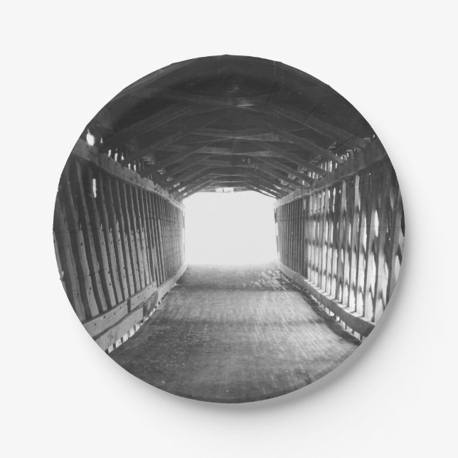 Tunnel of Light Paper Plates (Front)