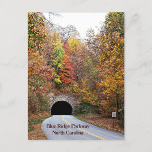 Tunnel on North Carolina's Blue Ridge Parkway, Postcard