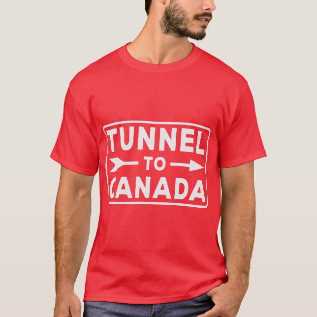 Tunnel To Canada Triblend T-Shirt (Front)