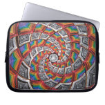 Tunnel To The Moon Laptop Zipper Sleeve at Zazzle