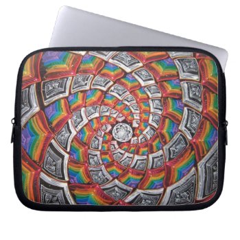Tunnel To The Moon Laptop Zipper Sleeve by michaelgarfield at Zazzle