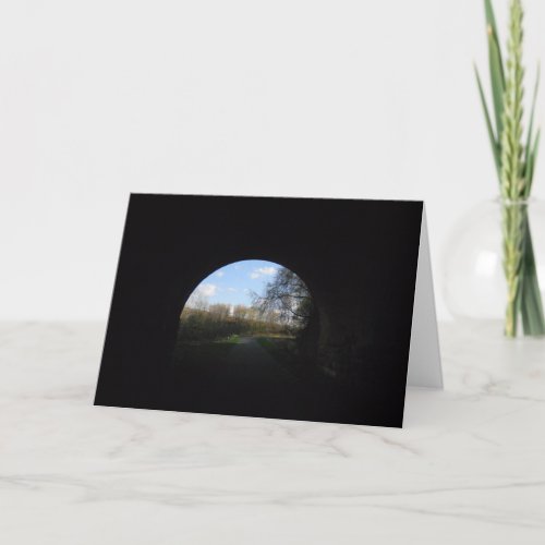 Tunnel to the World Sympathy Card