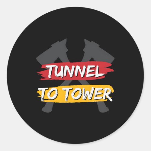Tunnel To Tower Firefighter Classic Round Sticker