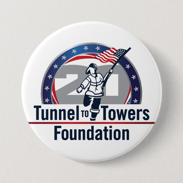 Tunnel to Towers Foundation 20 years Button (Front)