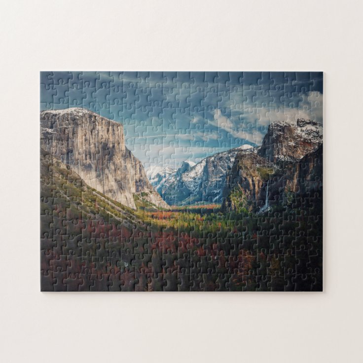 Tunnel View Landscape Yosemite | US National Park Jigsaw Puzzle | Zazzle